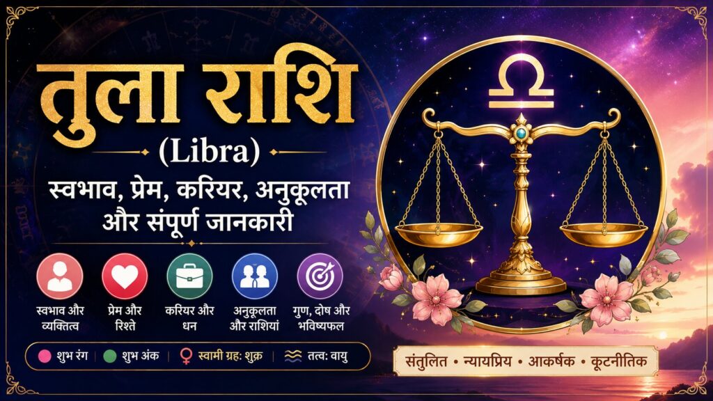 Libra Zodiac Sign in Hindi