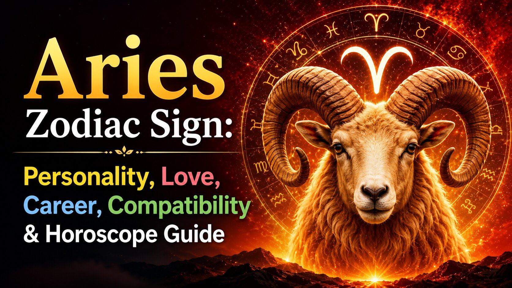 Discover everything about the Aries zodiac sign, including personality traits, love life, career, compatibility, strengths, weaknesses, and horoscope insights for 2026.